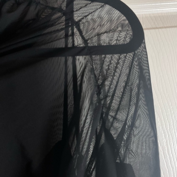 ZARA COMBINED DRAPED MIDI DRESS - Black Woman’s Size medium - Picture 8 of 15